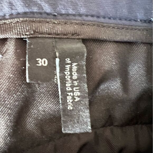 Theory Pants Flex Flat Front Performance Chino Pants Navy Blue Size 30 - Picture 6 of 9